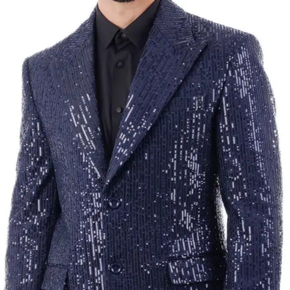 Navy sequin blazer - Picture 2 of 3